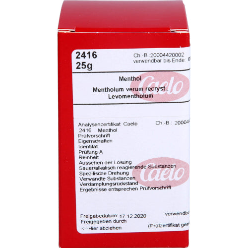 Mentholum Verum Recryst (25 g)