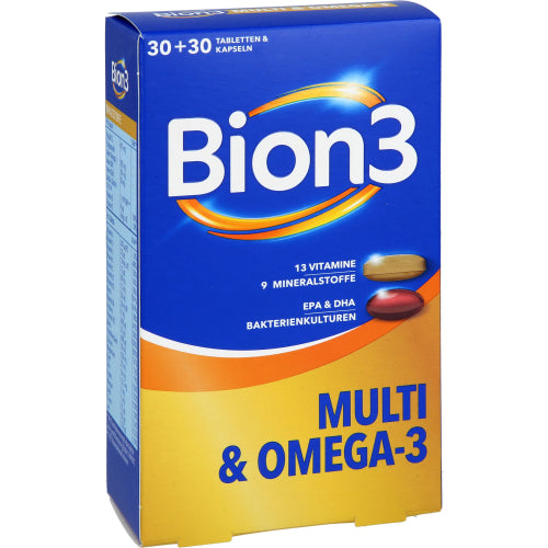 Bion3 Multi+Omega-3 (30+30) (2x30 St.)