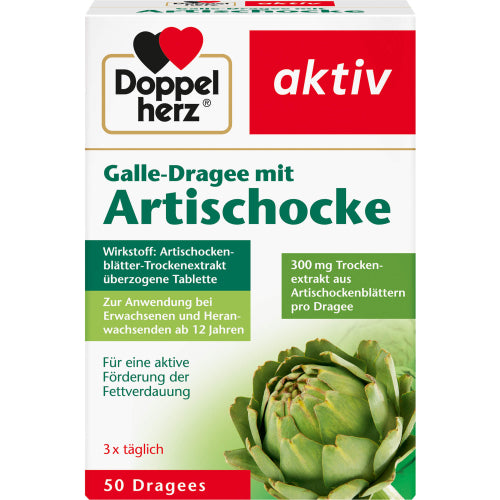 Doppelherz Galde Artischocke (50 stk.)