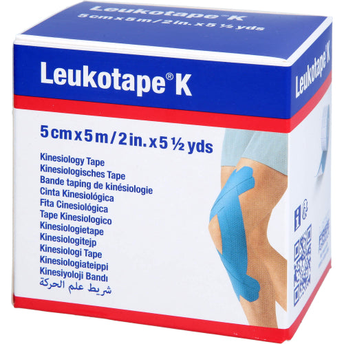 Leukotape K 5cm Blå (1 stk.ück)