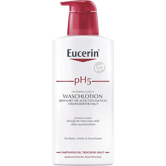 Eucerin pH5 vaskelotion m. pumpe følsom hud (400 ml)