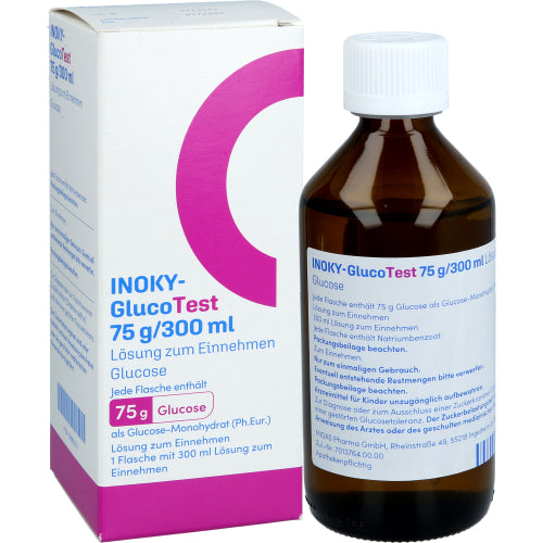 Inoky-Glucotest 75 G/300 Ml opløsning til indtagelse (300 ml)
