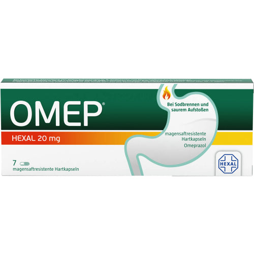 Omeprazol Hexal 20 mg magensaftresistente Kapseln (7 Stk.)