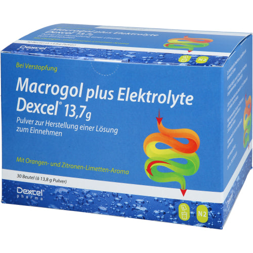 Macrogol Plus Elektrolyte Dexcel 13,7 G Plv (30 Stk.)