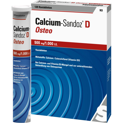 Calcium-Sandoz D Osteo1000 (120 stk.)