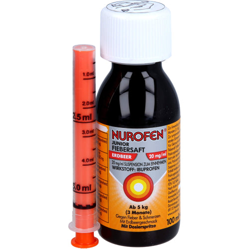 Nurofen JUN FS Jordbær 20 (100 ml)