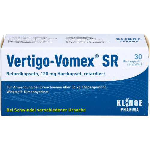 Vertigo-Vomex SR RET 120mg (30 stk.)