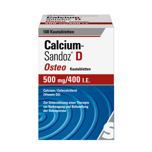Calcium Sandoz D Osteo 400 (100 stk.)
