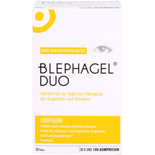 Blephagel Duo 30g + Pads (1 Packung)