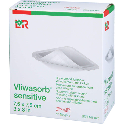 Vliwasorb Sensit 7.5X7.5 (10 Stk.)