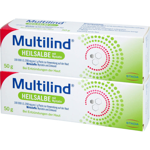 Multilind Heilsalbe Nystatin+Zink (2X50 g)