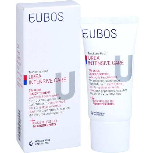 Eubos Tør Hud Urea 5% Ansigtscreme (50 ml)