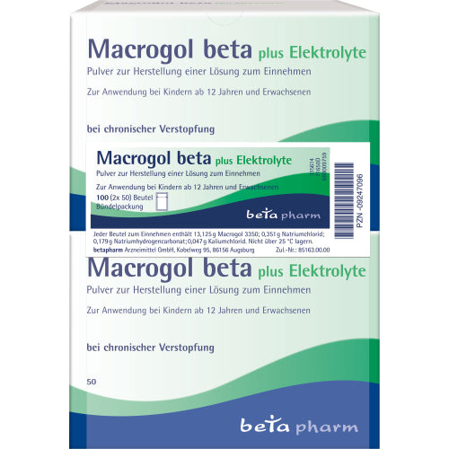 Macrogol Beta Plus Elektrolyte Pulver (100 St.ück)