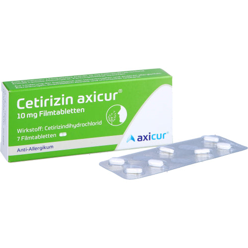 Cetirizin Axicur 10 Mg Filmtabletter (7 stk.ück)