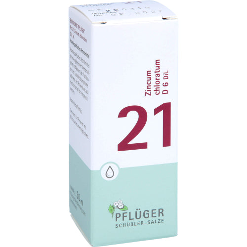 Biochemie 21 Zink Chloratum D 6 (30 ml)