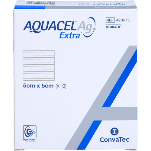 Aquacel AG Extra 5X5cm (10 stk.)