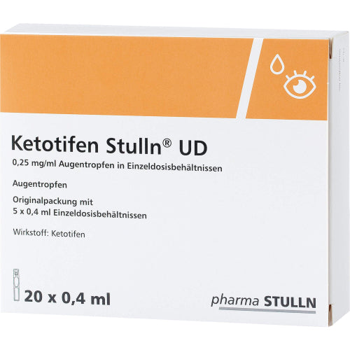 Ketotifen Stulln UD Øjendropper (20X0.4 ml)