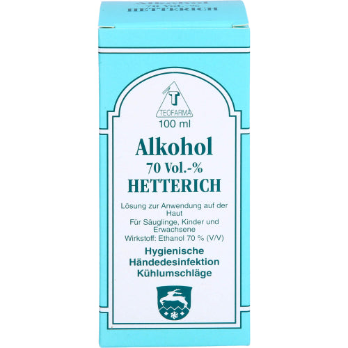 Alkohol 70 VOL % Hetterich (100 ml)