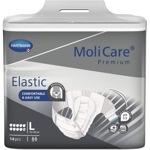 Molicare Premium Elastic 10 dråber str. L (14 stk.ück)