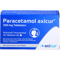 Paracetamol Axicur 500mg (20 stk.)