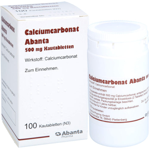 Calciumcarbonat Abanta 500 mg Kautabletten (100 St.)