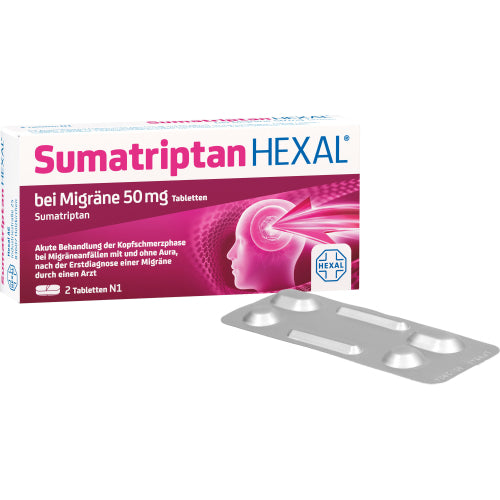 Sumatriptan Hexal Migræne (2 stk.)