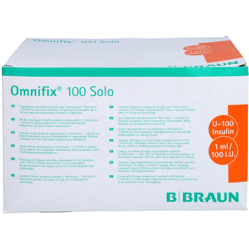 Omnifix 100 1,0 ml/100 I.U. (100 stk.ück)