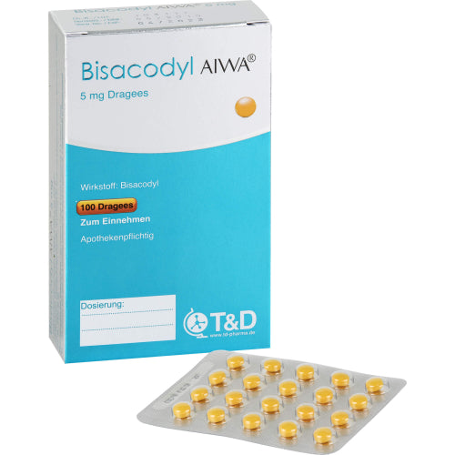 Bisacodyl Aiwa 5 mg Dragees (100 St.)