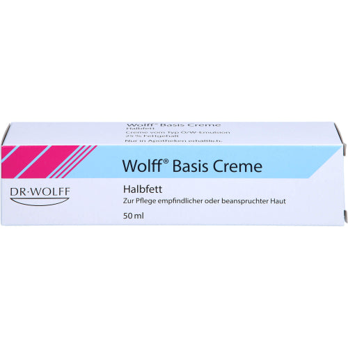 Wolff Basis Creme Halbfedt (50 ml)
