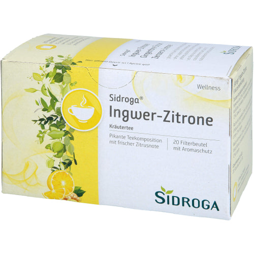 Sidroga Welln Ingefær-Citron (20X2.0 g)