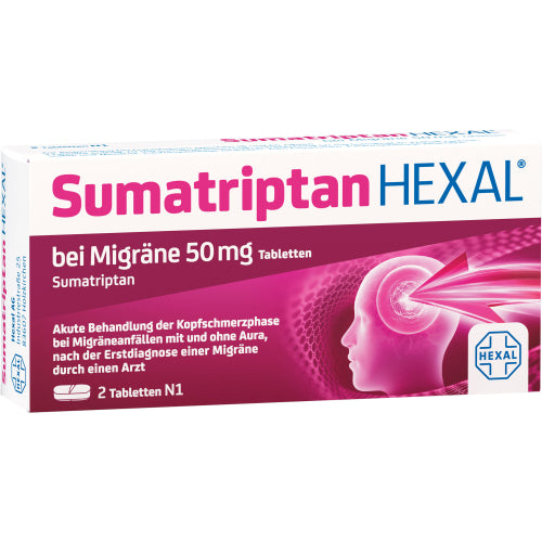 Sumatriptan Hexal Migræne (2 stk.)
