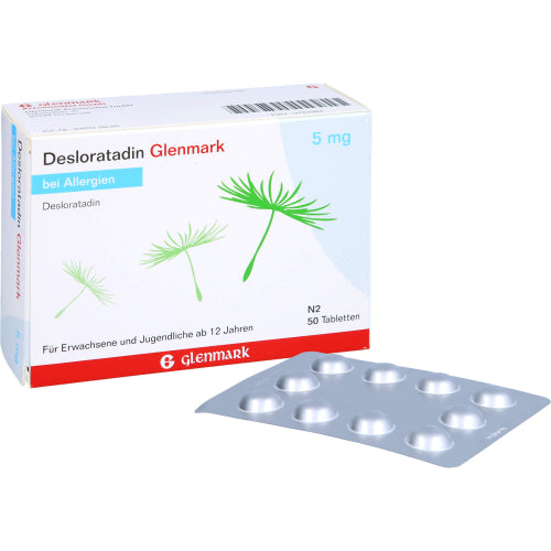 Desloratadin Glenmark 5mg (50 stk.)