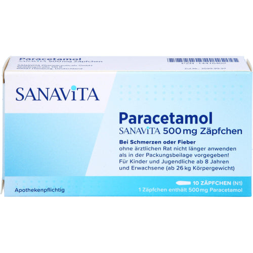 Paracetamol Sanavita 500 mg (10 stk.)