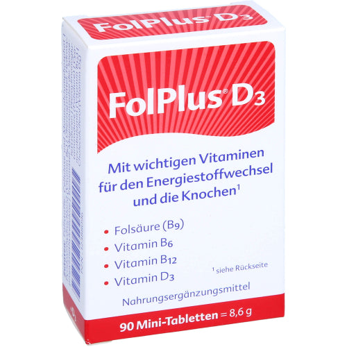 Folplus + D3 (90 Stk.)