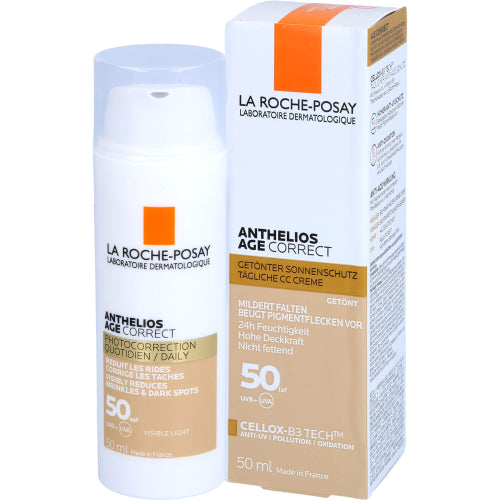 Roche Posay Anthelios Age Correct Getönte Creme LSF 50 (50 ml)