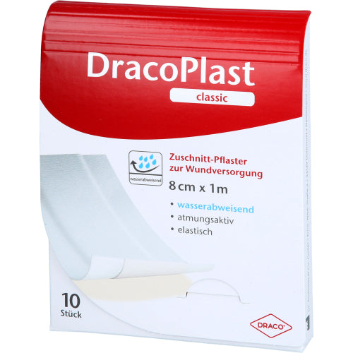 Dracoplast Clas 8cmX1M WEI (1 stk.)