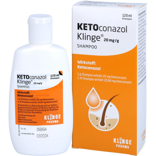 Ketoconazol Klinge 20mg/G (120 ml)