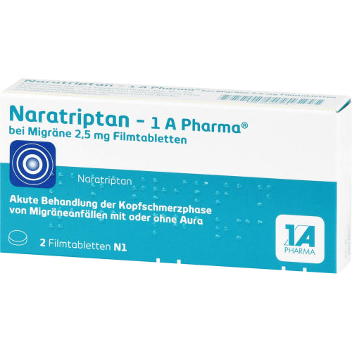Naratriptan 1A PH Migr 2.5 (2 stk.)