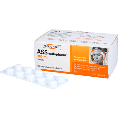ASS Ratiopharm 300 mg (100 stk.)