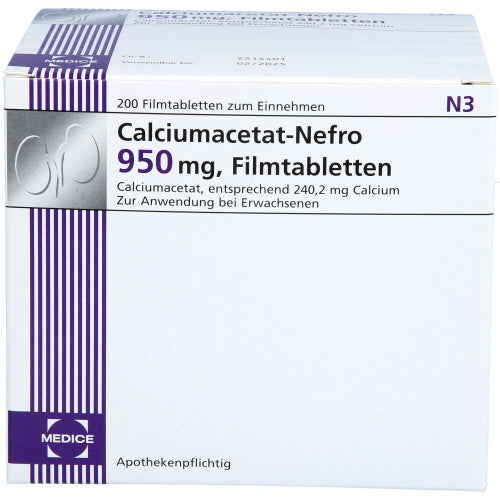 Calciumacetat Nefro 950 mg (200 St.)