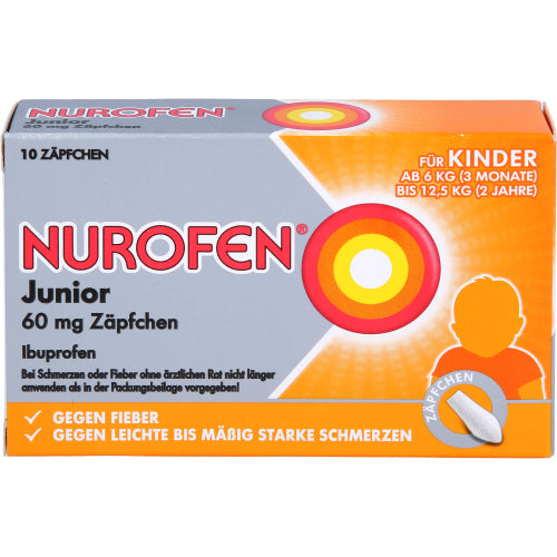 Nurofen Junior 60mg Stikpiller (10 stk.)