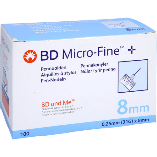 Bd Micro-Fine + Pen Nåle 0.25x8 Mm (100 stk.ück)
