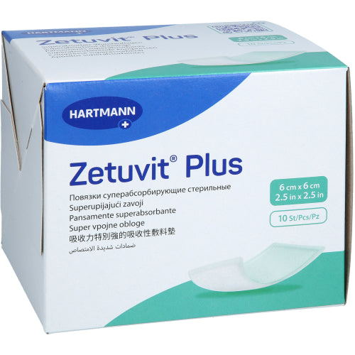 Zetuvit Plus 6X6cm (10 stk.)