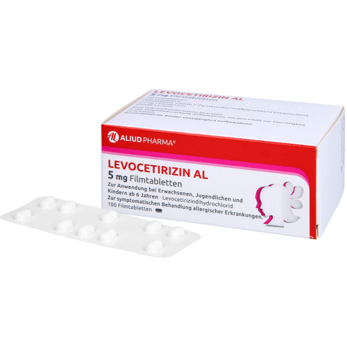 Levocetirizin AL 5 mg FTA (100 stk.)