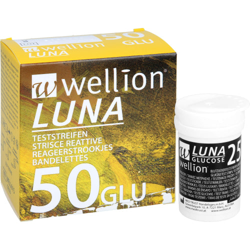 Wellion Luna Blutzuckerteststreifen (50 Stk.)