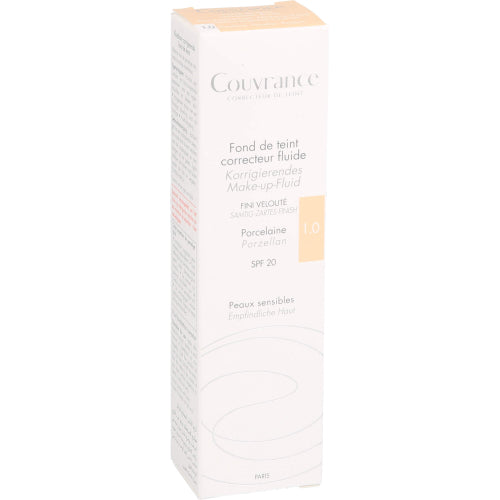Avene Couvrance Korrigierendes Make-up Fluid Porzellan 1.0 (30 ml)
