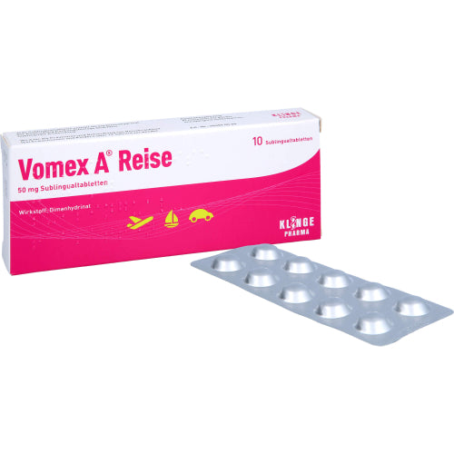 Vomex A Reise 50mg SUT (10 stk.)