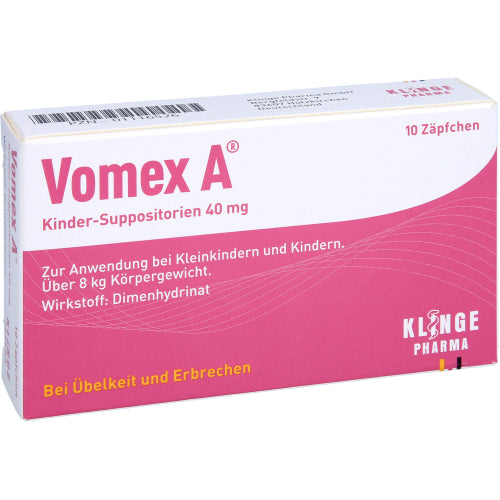 Vomex A Børne Suppo. 40 mg (10 stk.)