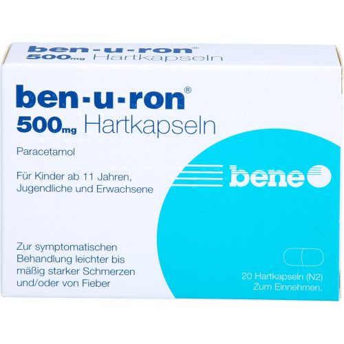 BEN-U-RON 500mg Kaps (20 stk.)
