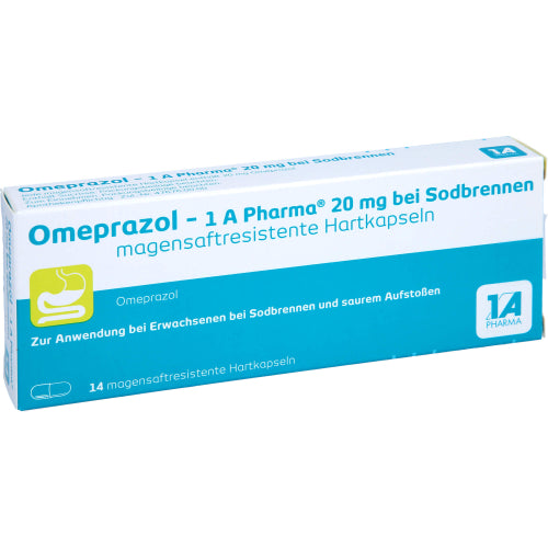 Omeprazol - 1 A Pharma 20 mg (14 Stk.)